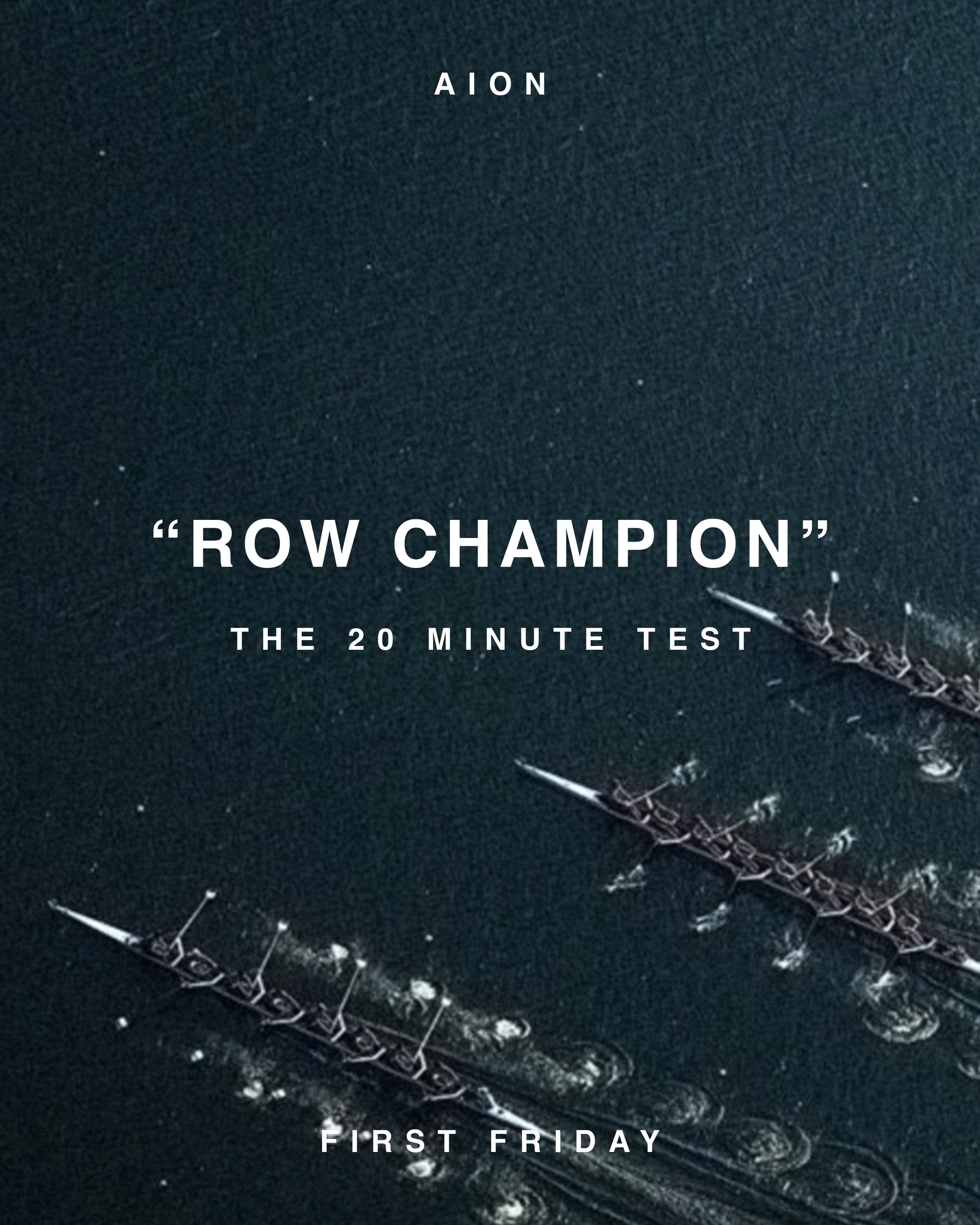 ROW CHAMP | 20 MIN TEAM TEST
