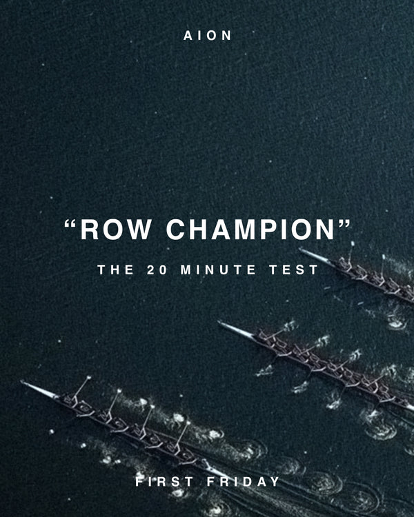 ROW CHAMP | 20 MIN TEAM TEST